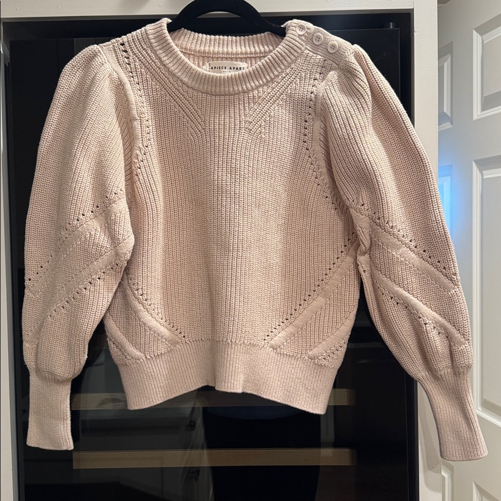 Apiece Apart Soft Beige Sweater